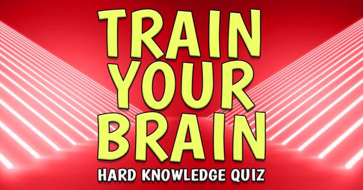 Challenging Knowledge Quiz.