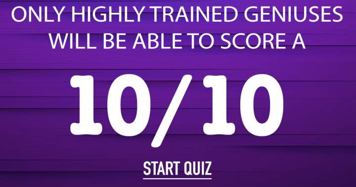 A quiz on general knowledge.