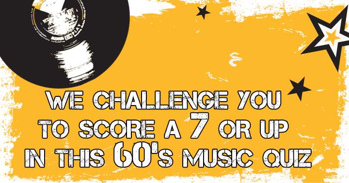 Quiz on music from the 1960s.