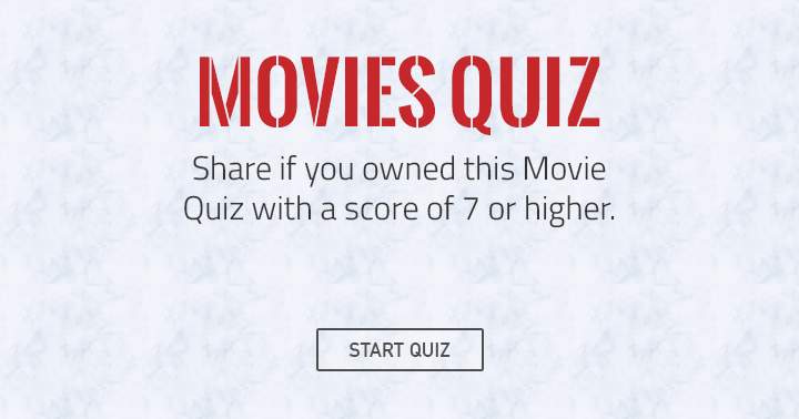 Conquer this movie quiz and spread the fun to your friends!