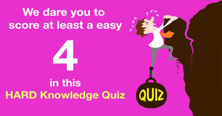 Challenging Knowledge Quiz