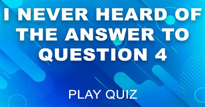 Try this Knowledge Quiz