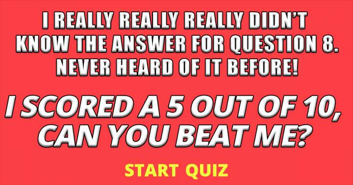 Quiz on General Knowledge.