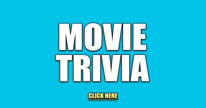 Provide an alternative sentence for 'Movie Trivia'.