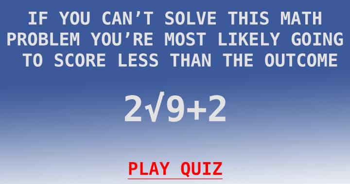 Your chances rely solely on your ability to solve this equation.