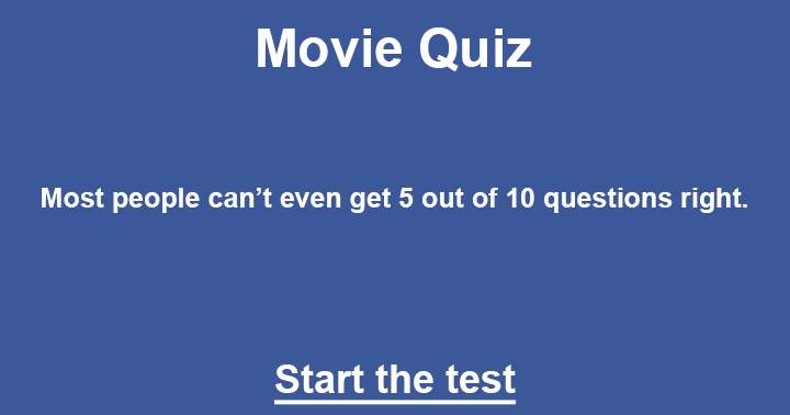 'The penultimate movie quiz'