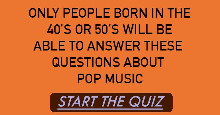 Are you capable of acing this pop quiz?