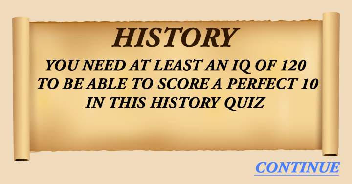 A quiz on history.