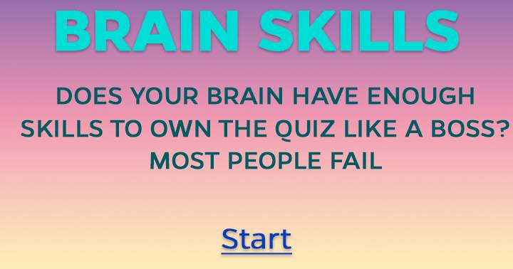 Brain Skill test