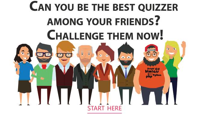 This quiz allows you to challenge your friends.