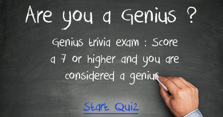 Do you consider yourself a genius?