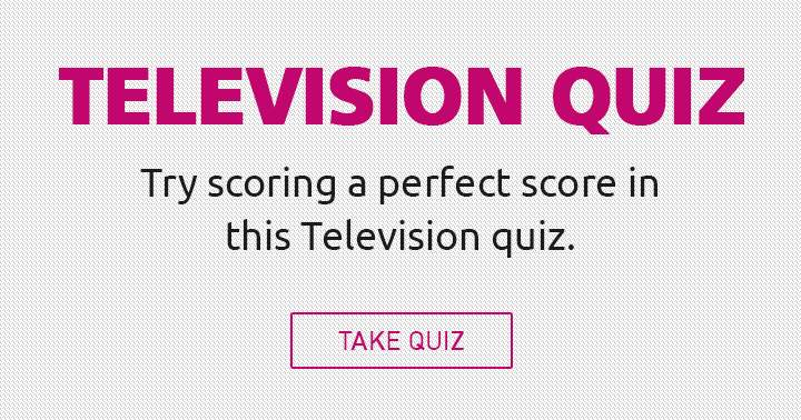 Attempt to achieve a flawless score in this television quiz.