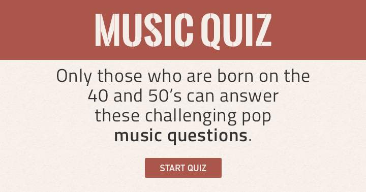 Do you enjoy music that predates the 1970s?