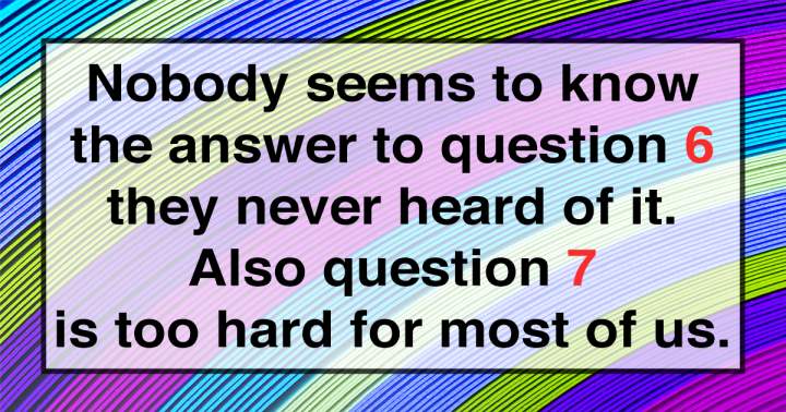 Quiz on General Knowledge