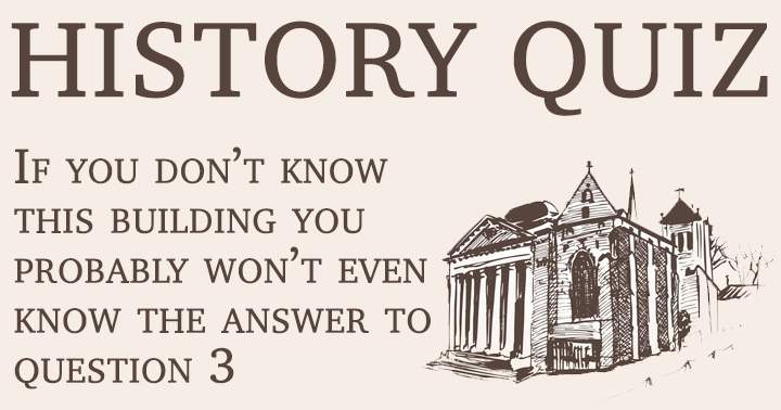 Quiz on historical events.