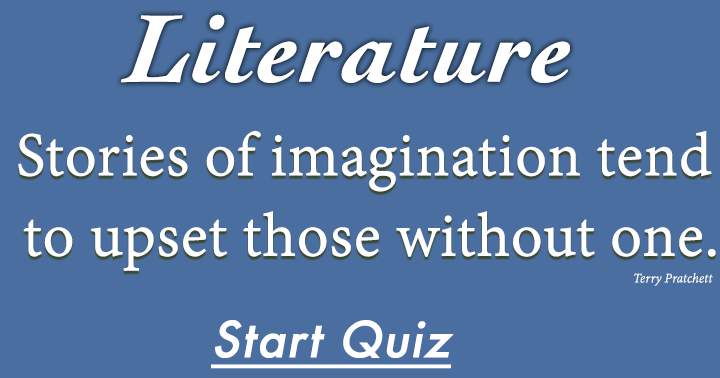 Quiz on literature.