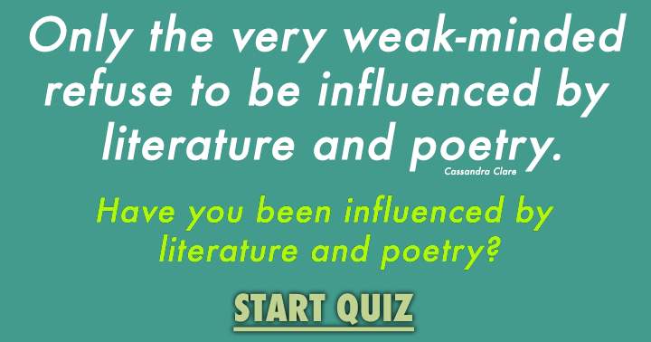 A Quiz on Literature.