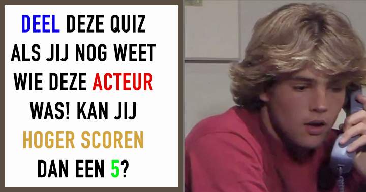 Quiz over de televisieprogramma's van toen