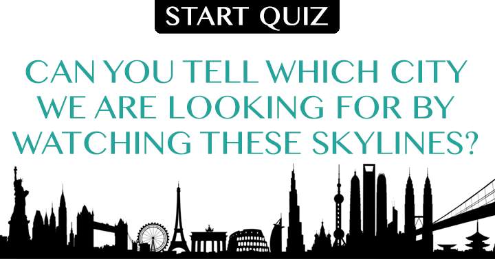 Is it possible to determine the city we seek by observing these skylines?