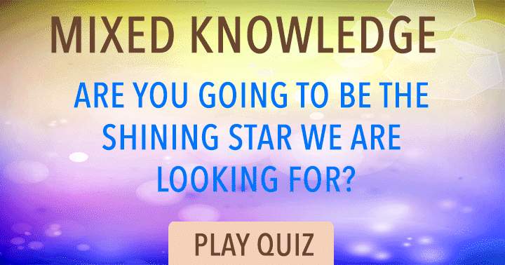 Quiz with a blend of knowledge.