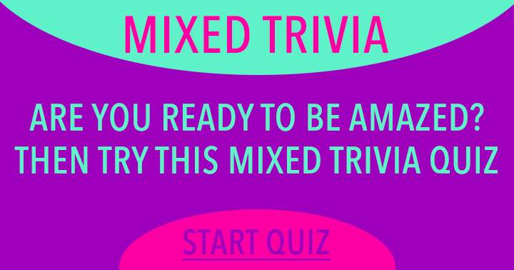 Trivia Quiz with a Mix of Questions