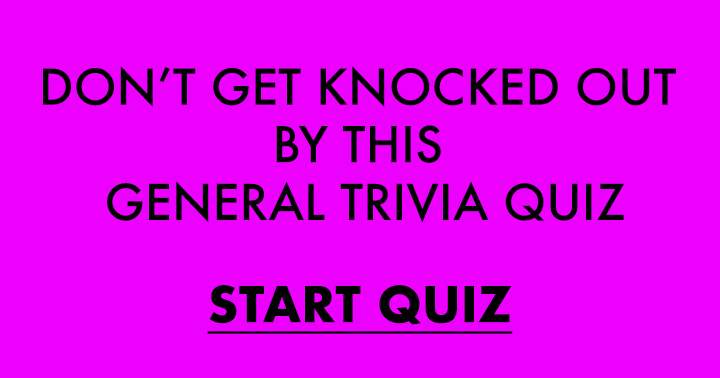 Are you still standing after taking this quiz?