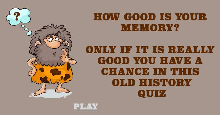 Is your memory good?