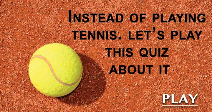 'Tennis Trivia'