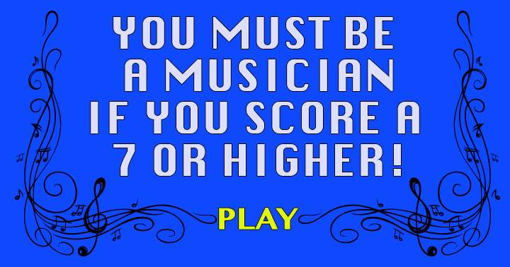 Scoring a 7 or higher in this challenging music quiz is reserved for true musicians.