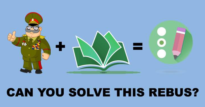 Find out what this one is by solving the rebus!