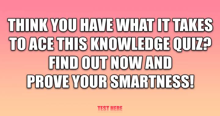 Try this quiz to assess your knowledge.