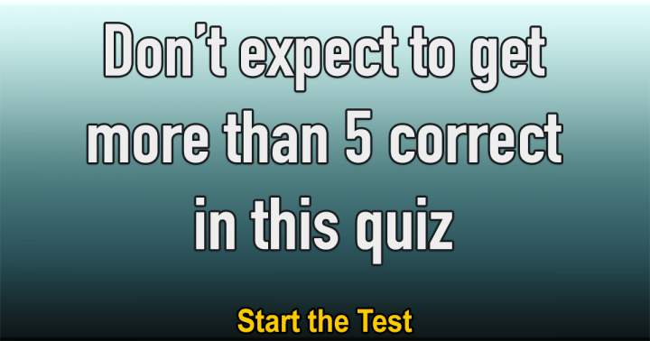 A set of 10 questions testing general knowledge.