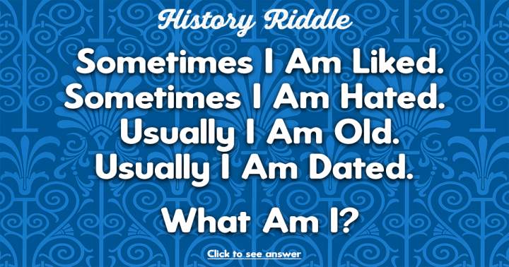 Solve this riddle and engage in the History Quiz.