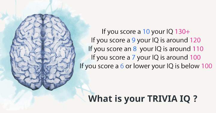 Now is the time to challenge your Trivia IQ!