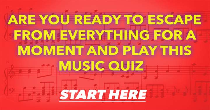 Indulge in this challenging music quiz and break away from the real world.