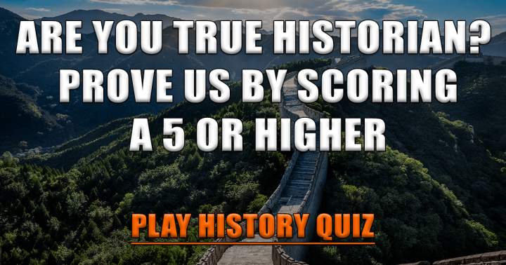 Quiz for Historians