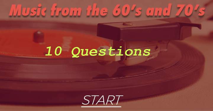Pre 70's music quiz, can you answer them correctly? 
