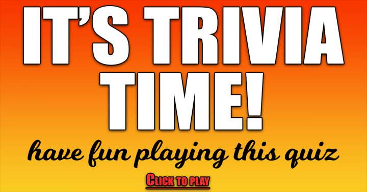 It's Trivia Time!