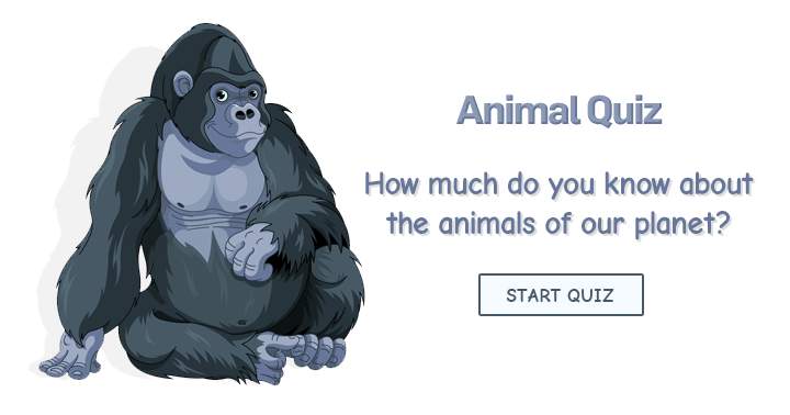 Test your knowledge of the creatures that inhabit our planet with this animal trivia quiz.