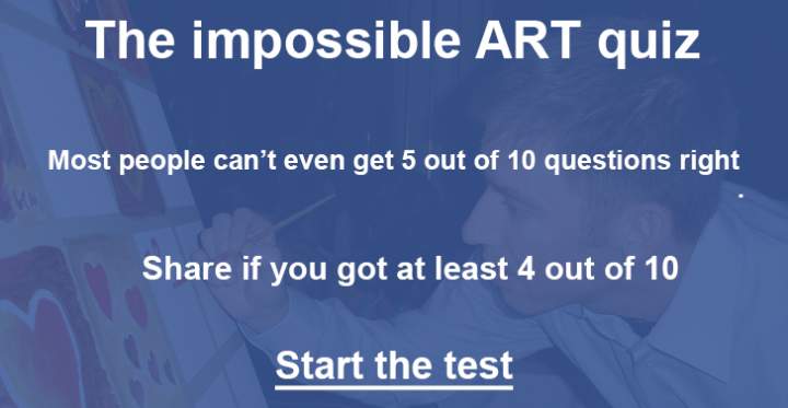 Art Experts Quiz