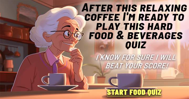 Food quiz.