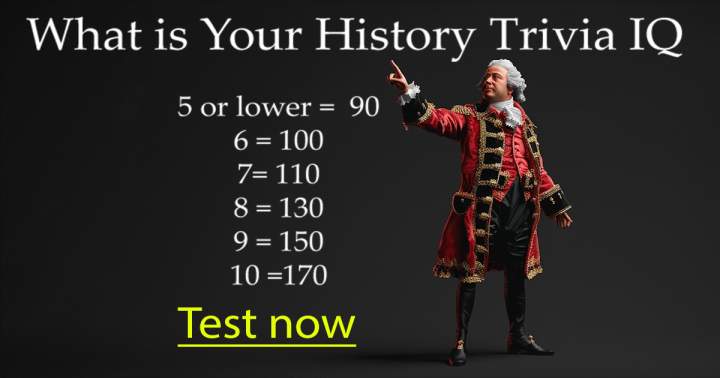 Historical facts quiz