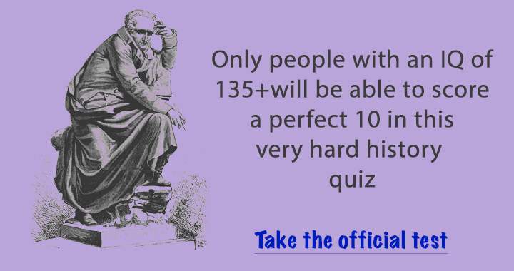 Do you have a high enough IQ to achieve a perfect 10?