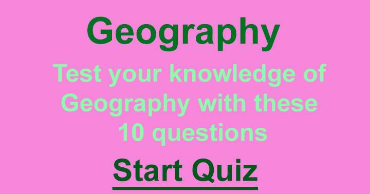 Quiz on Geography