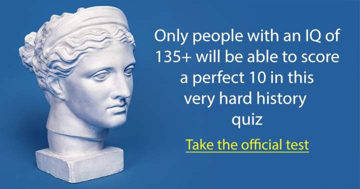 Challenging History Quiz.