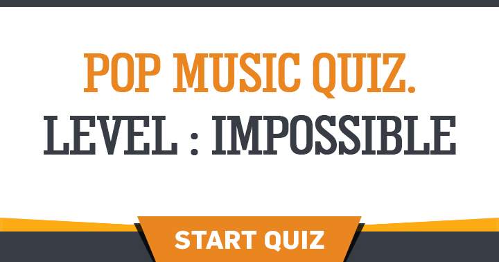 Pop Music Quiz: Unbeatable Difficulty