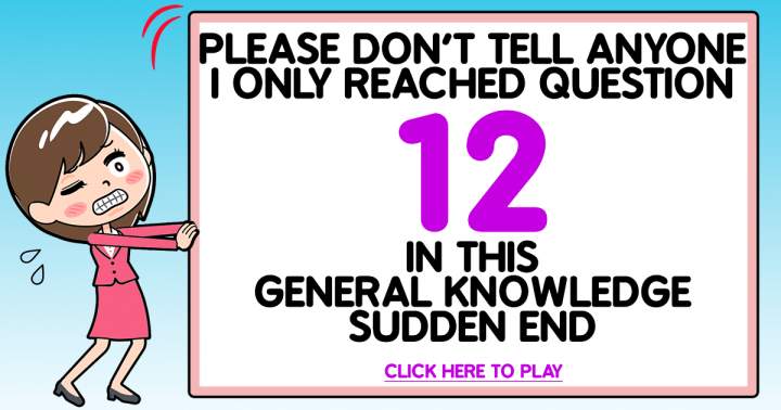 Sudden End of General Knowledge