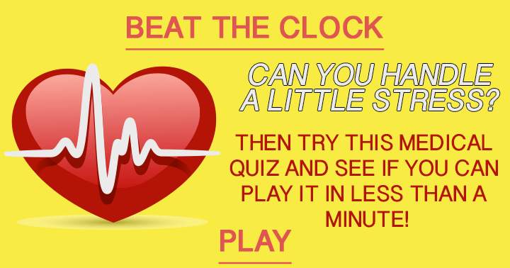 Can you play this quiz under a minute?