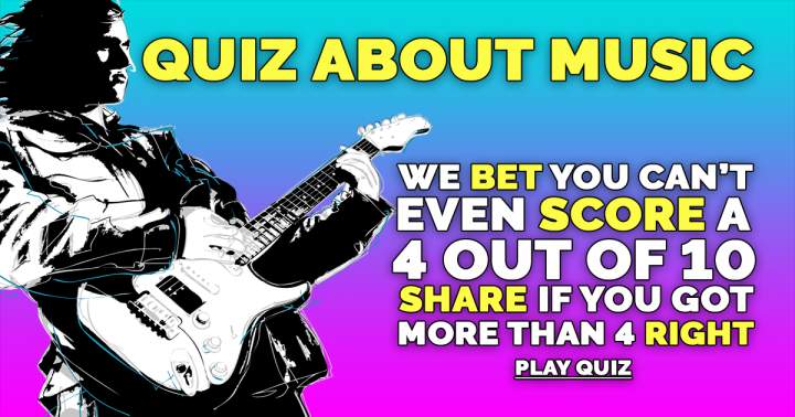 Hard Quiz About Music