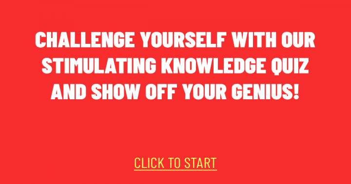 Knowledge Quiz That Tests Your Skills